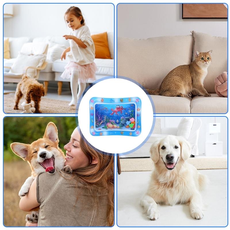 Wasserspielmatte für Katzen Kühlmatte für Katzen Hunde Liege Bett Wasserbett Sofa für den Innenbereich