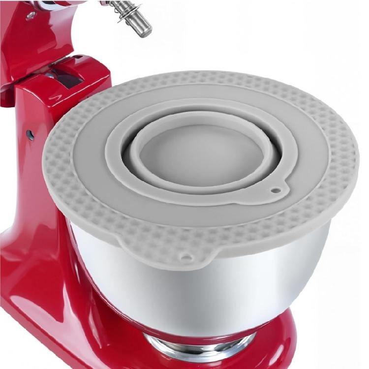 

Mixer Attachment Bowl Covers Leakproof Design Prevents Splatter During Whisking Beating or Dough Kneading for 6QT 7QT