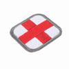 Medical Cross Embroidered Patch Hook&Loop Embroidery Applique Badge On Clothing Bag Hat(#2)