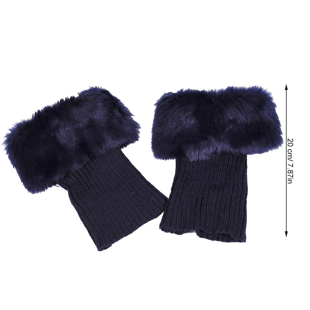 Leg Warmers Crochet Knit Flip Socks Short Boot Cover Retro Slimming Brace Ankle Protection Cuffs Toppers Stockings for Women