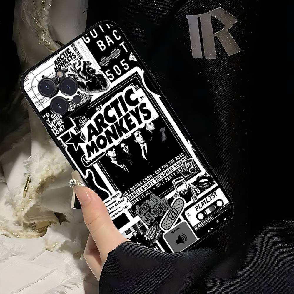 Logo A-Arctic M-Monkeys Telefoonhoesje Voor IPhone 16 17 Air 15 14 13 12 11 Pro Max 16E Plus Fundas