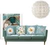 Daisy Cushion Cover Sofa Bed Autumn Decor Pillow  Garden Outdoor Home