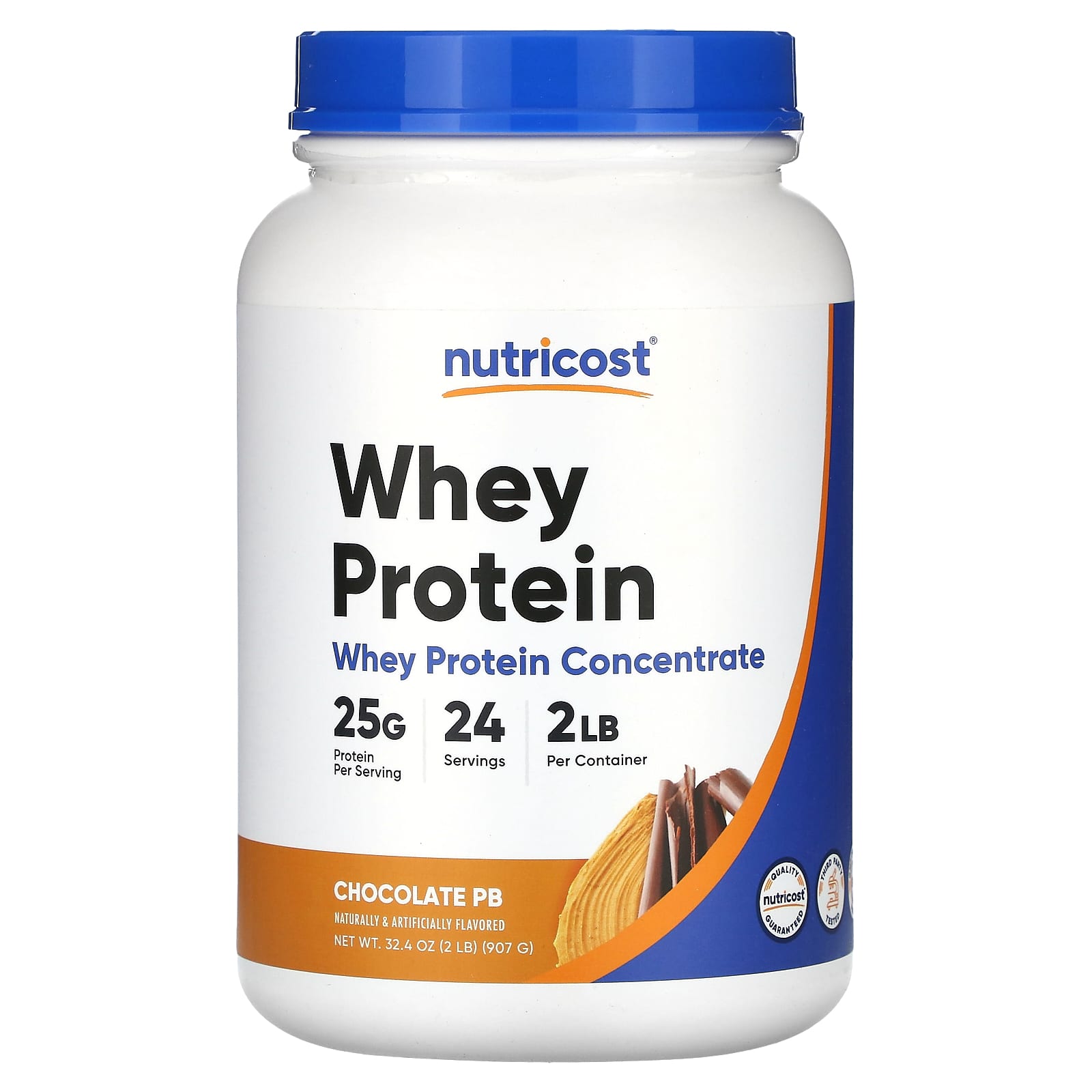 

Nutricost, Whey Protein, Chocolate PB, 2 lb (907 g)