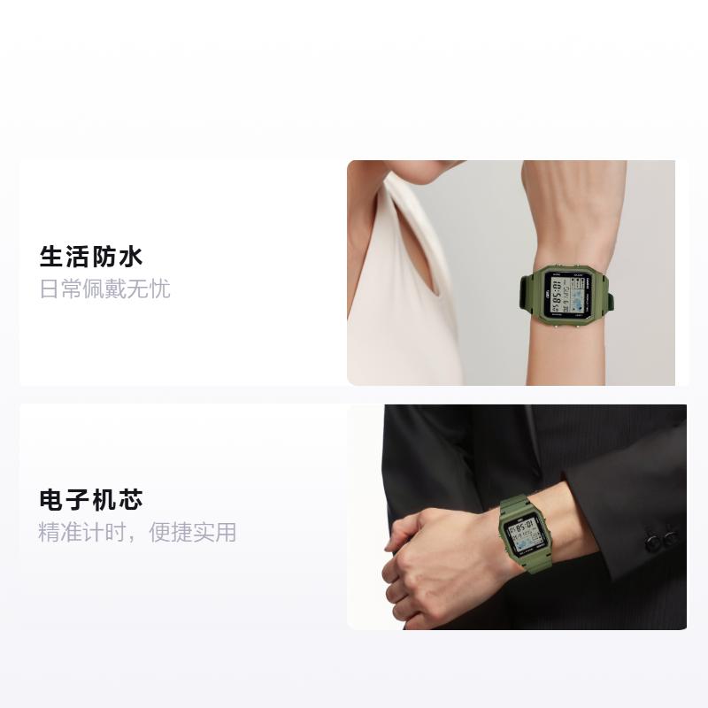 

CASIO classic series, convenient functions, electronic movement, resin strap, es, same style for men and women, gray dial LF-30W-3AJF сірий колір