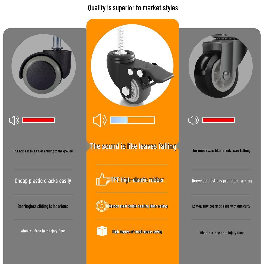 Universal Small Roller Stool with Backrest - Soft, Movable, Low Stool for Living Room Sofa