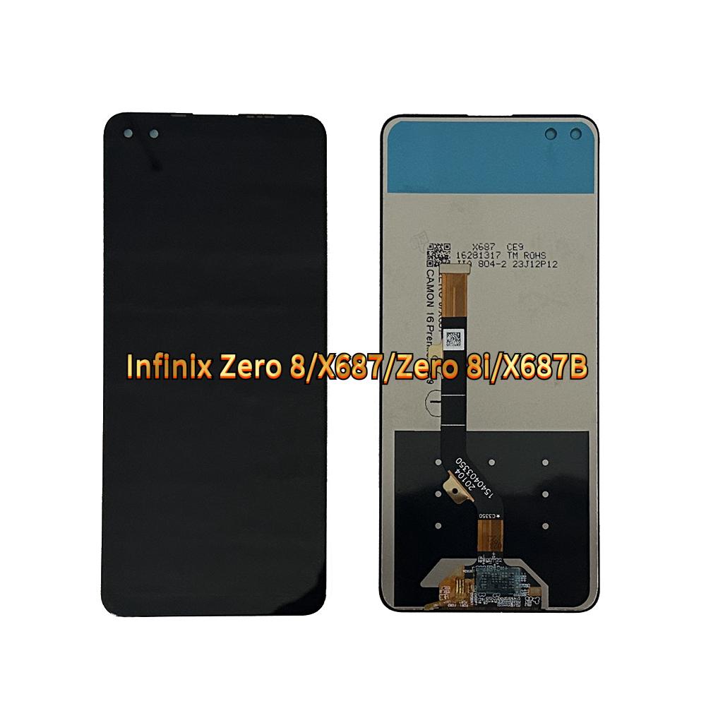 

LCD Screen and Digitizer Full Assembly for Infinix Zero 8i X687B