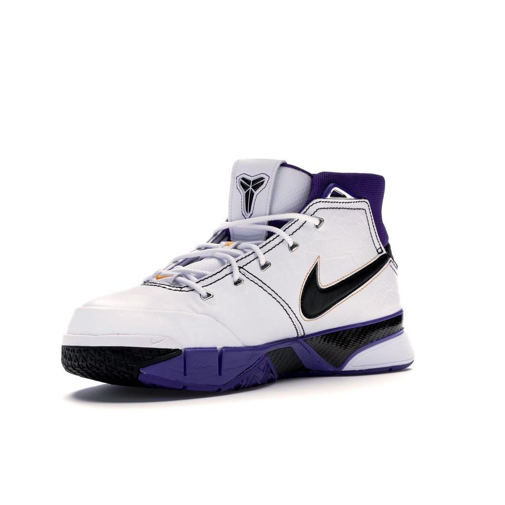 Nike Zoom Kobe 1 Protro 81 Points 2019 Men Sneakers White Black Court-Purple AQ2728-105