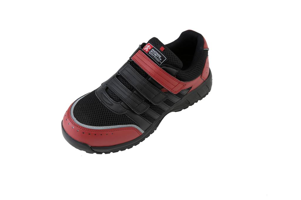 [CO-COS] A-45000 Safety Sneakers Black/Red Size 26.5