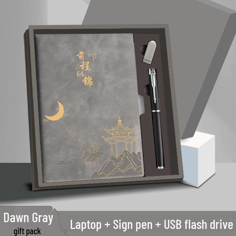 A5 Custom Thick Notebook: High-Value Student Prize & Enterprise Meeting Journal with Logo Printing.