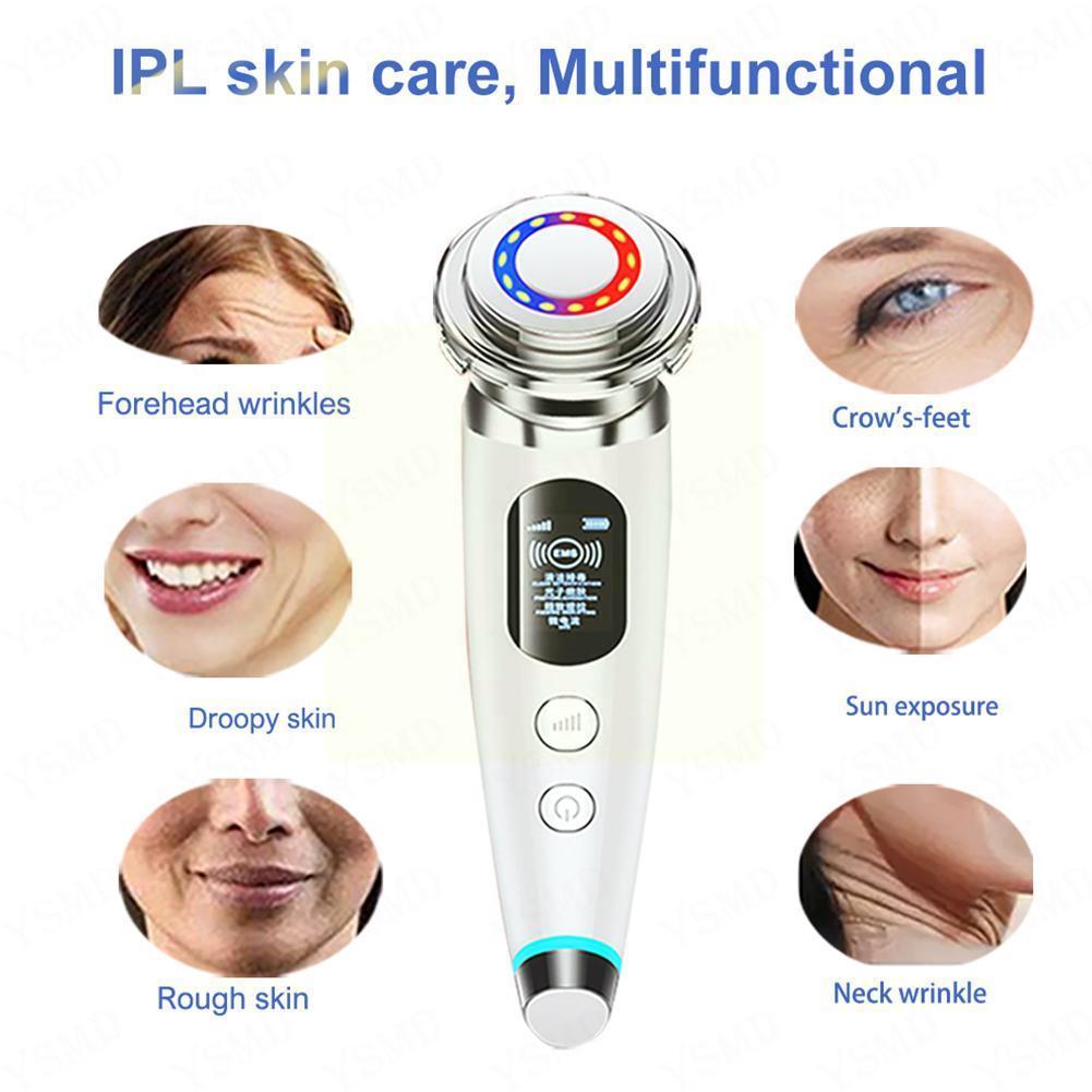 Buy High Frequency Face Machine Microcurrent Face Lift Rejuven Slimming V Massager LED Device