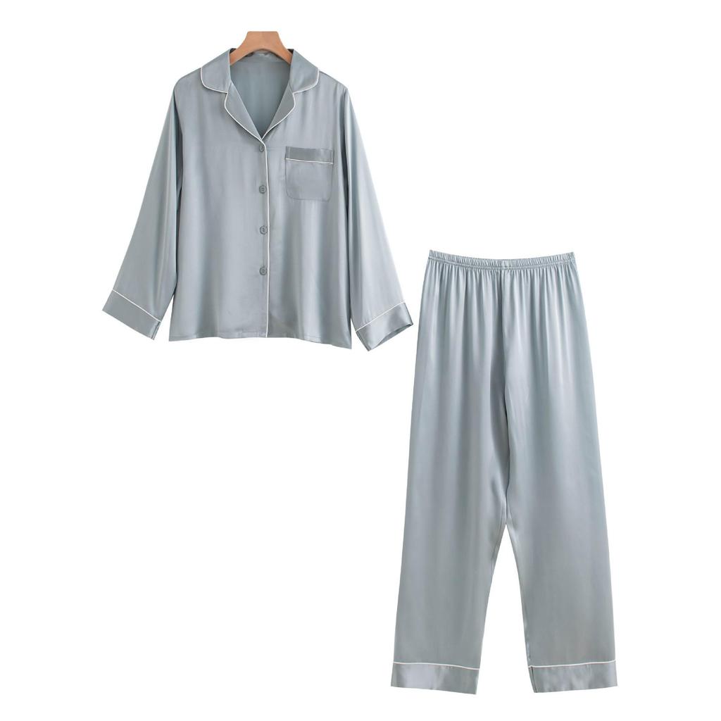 2025 Women's Silk Spaghetti Strap Robe & Nightgown - Elegant Bridal Homewear