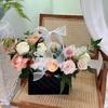Flowers Basket Boxes Gift DIY Packaging Materials Wedding Favors 10pcs Flower Tote Bags Kraft Paper Bouquet Floral Arrangement