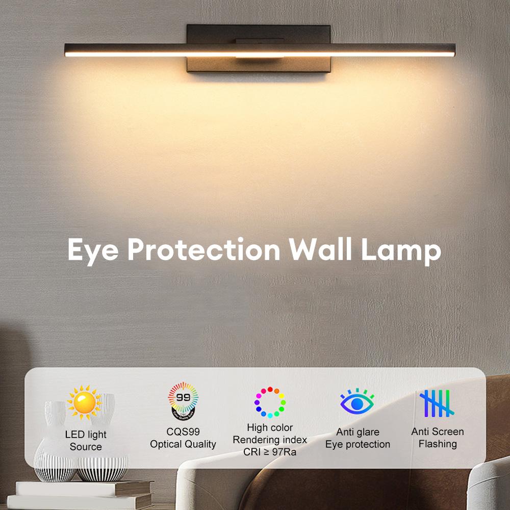 Modern LED Wall Light Bathroom 330 Rotatable Mirror Lamp for Bedroom Living Room Indoor Wall Sconces Hallway Lighting Fixture