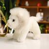 Cute Simulation Little Lion Doll Plush Toy Zoo White Lion Doll Boy Soothing Rag Doll