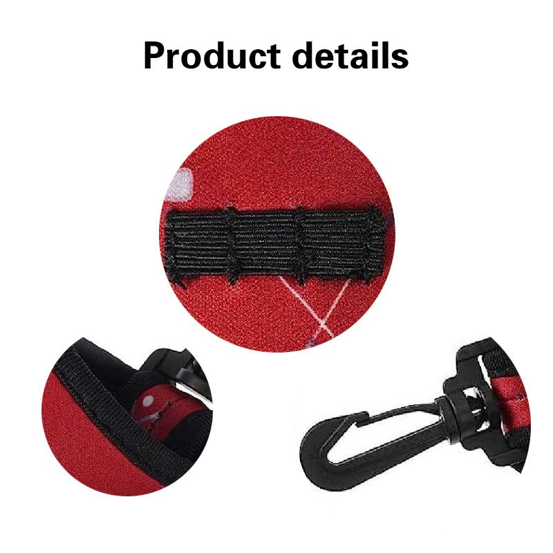 Golf Ball Waist Bag Portable Golf Ball Bags Holder Storage Bag Pouch Golf Ball Waist Mini Golf Ball Container Can Hold 3 Balls