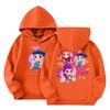 Child Fashion Lightweight Long Sleeve Pullover With Pockets  Print Hoodie