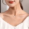 Chic 2022 New Fashionable Pearl Shell Flower Necklace With Zirconia Accents For Women