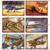 Dekor Das Flugzeug Vintage Blechschild Metallschild Dekorative Plakette Wanddeko Man Cave Raum Zuhause Club Schild