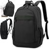 ZOLA Teen Backpack, 2 Compartments, Water Resistant, Black, 42x32x15cm, School Bag, Daily Commute