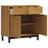 Sideboard FLAM 80x40x80 cm Solid Pine Wood