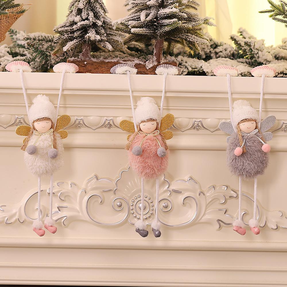 Christmas Combination Set Doll Pendant Faceless Doll Pendant Angel Pendant Christmas Decorations
