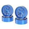 4pcs 1.3 Inches Wheels   Aluminum Alloy 6 Holes Wheel   Hubs for      1/18 RC Crawler