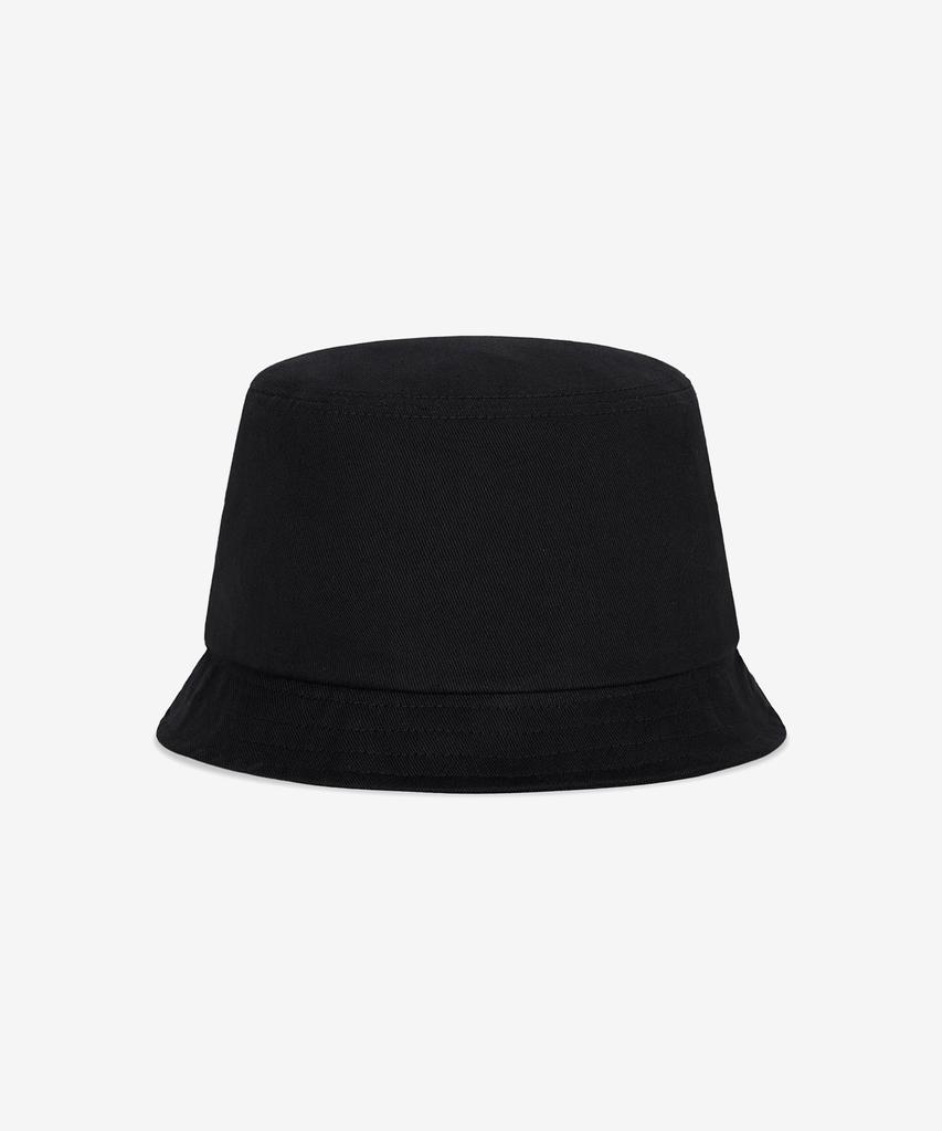 Bajal Va Curved Logo Short Visor Bucket Hat Black