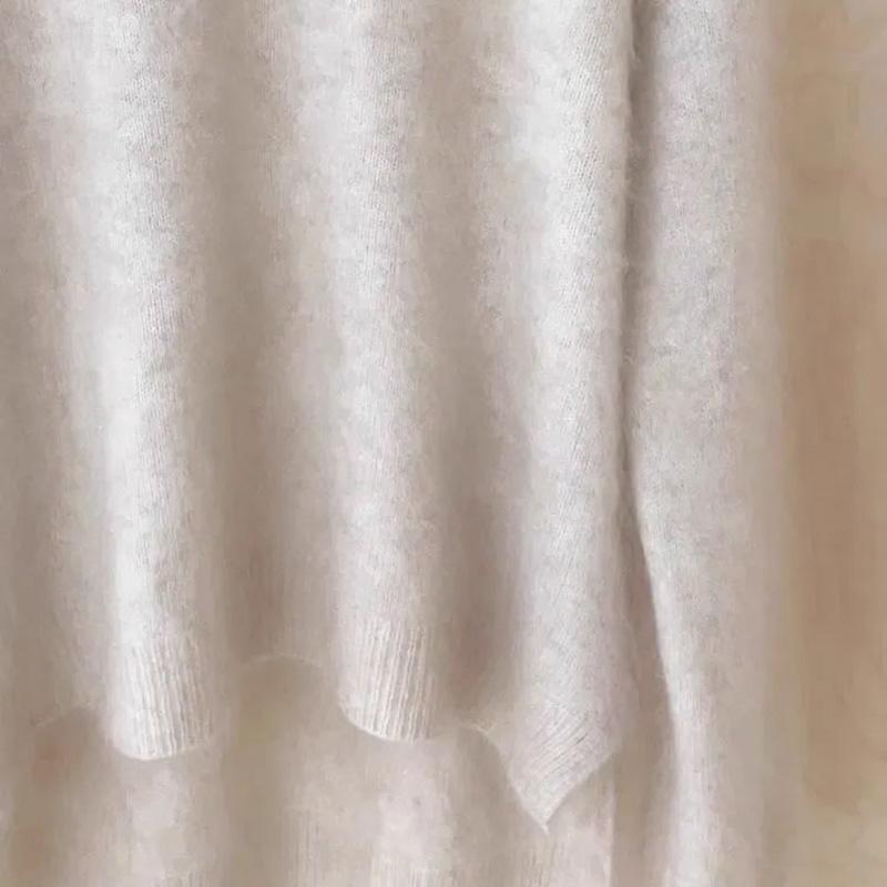 Weater for Women Autumn Winter Thickened Pullover Warm Knitted Stretchy Long Sleeve Oversize Jumper Tops