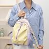 Schoolbag Schoolbag Female College Student Simple Design Backpack High Value Junior High School Student Leisure Travel Portable Backpack