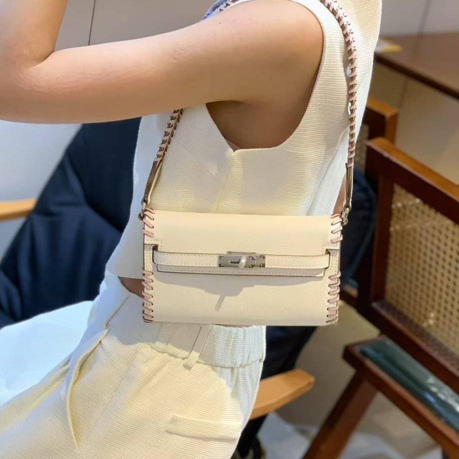 

Bao 2025 New Style Bao Women s Long-Style Handheld Bag Single Leather Diagonal Cross Phone Bag Wallet Cute Small Bag For You Ladies 19x3x11 белый