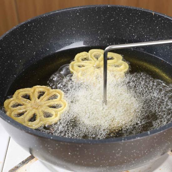 Set de forme pentru prăjit cu mâner lung, antiaderente, pentru morcov ras, creveți, chiftele, gofre, ștampilă de gătit, formă pentru presat fursecuri, oțel inoxidabil, bucătărie, copt