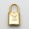 Used LOUIS VUITTON Cadena Key set No.317 metal gold padlock