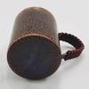 Vintage Reines Kupfer Kaffeebecher,Tasse Moscow Mule Becher Gravur Hammerstruktur Geflochtener Griff 450 ml Bierkrug,Teetasse Geschirr