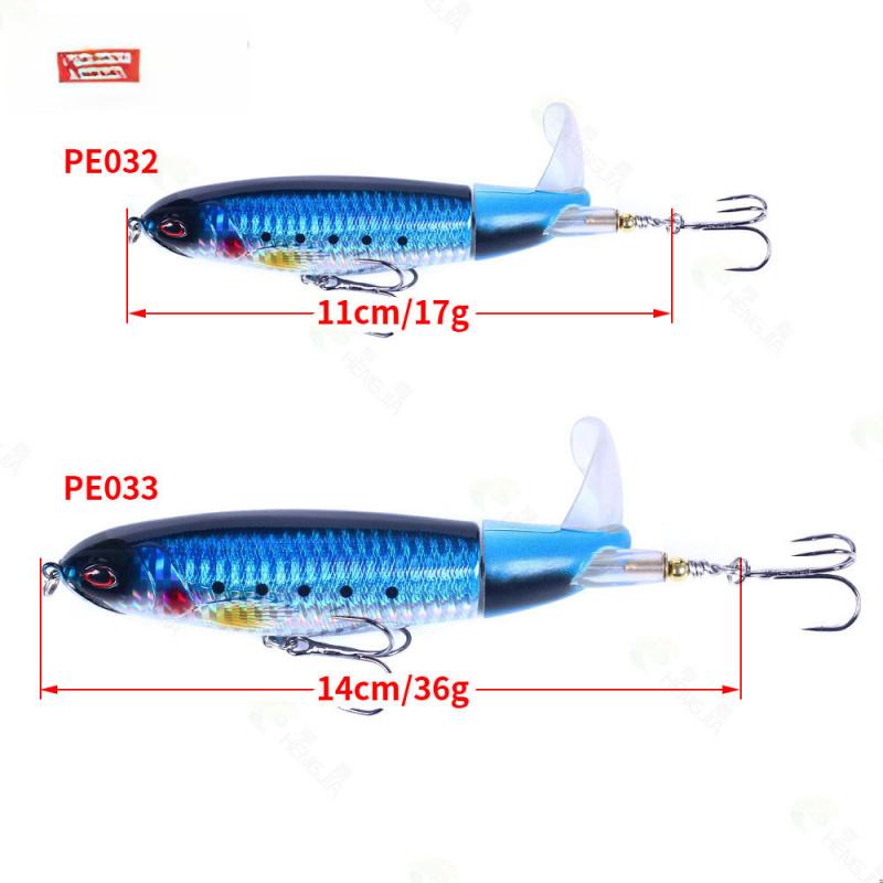 Propeller Floating Pencil Lure13-36Water Surface Dragging Lure Simulation Hard Bait Bass and Mandarin Fish Special Lure