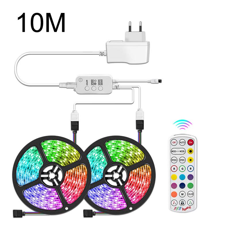 Bande LED RGB IP68 Bluetooth Smart LED Strip Light 5050 12V 5m 10m 15m Neon LED Ribbon Lights TV Backlight Decor LED Night Lamp