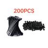 11-111Pcs Nylon Universal Cable Tie Buckle Heavy Duty Self-Locking Zip Ties Holder Fasteners Car Body UV Resistant Zipties