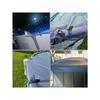 Durable Stainless Steel Pool Cover Clips with Blue Plastic Handles - Heavy Duty Windproof Spring Clips for Secure Above