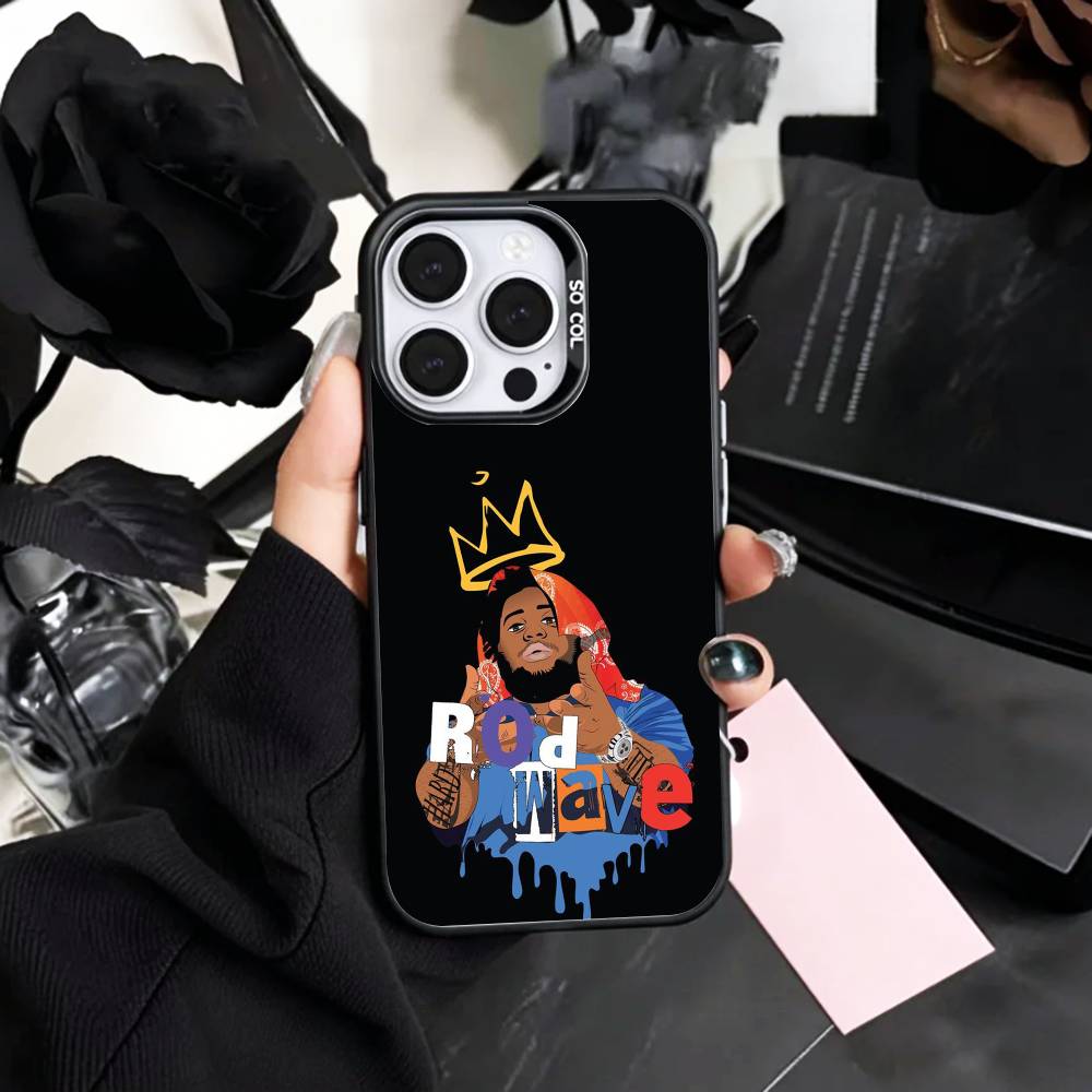 

25 R-Rod W-Wave Rapper Phone Case For iPhone17,16,15,14,13,12,11 Plus,Pro Max Colored Silver Plated Inside Cover iPhone17PRO