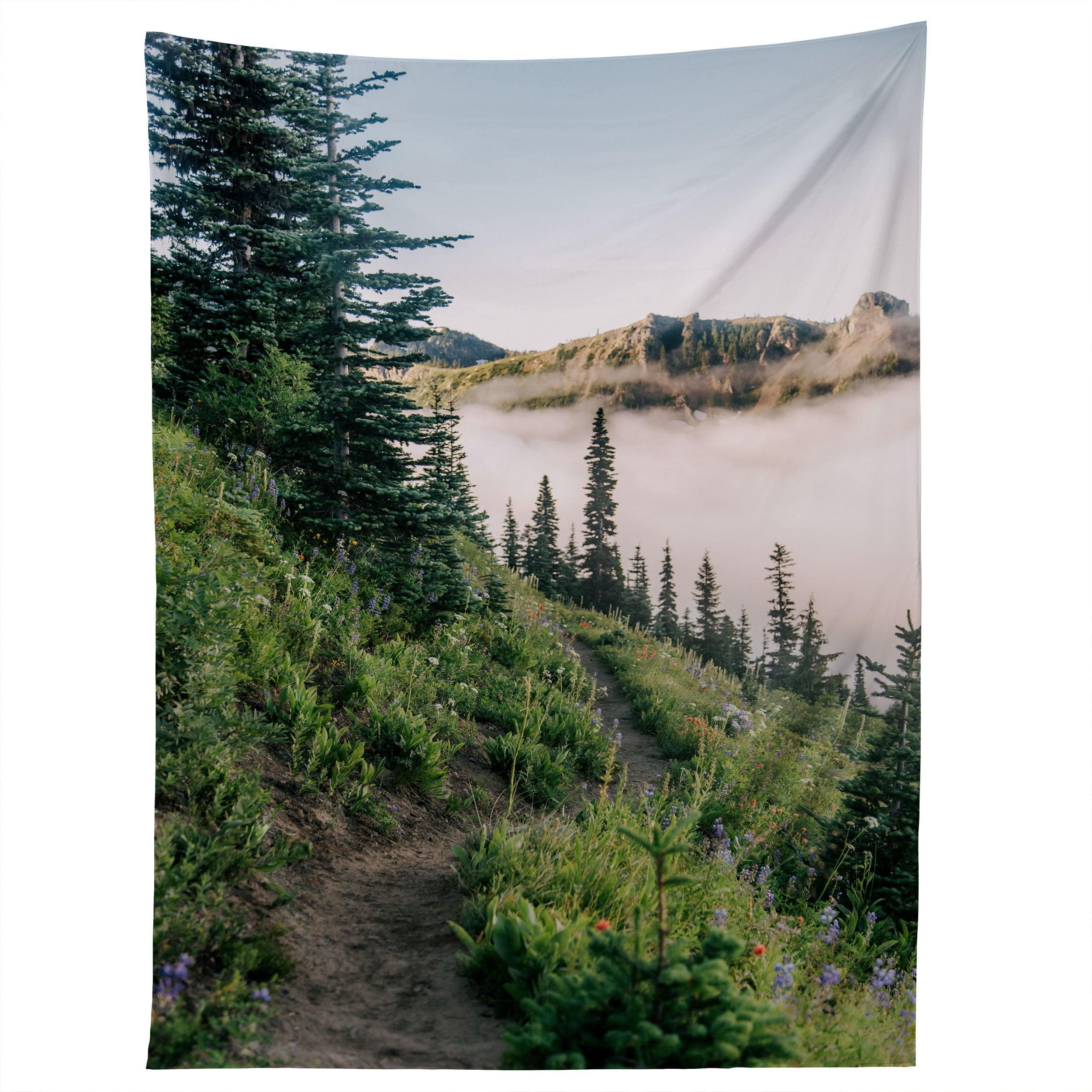 WILDFLOWER HIKE II tapestry 75x100