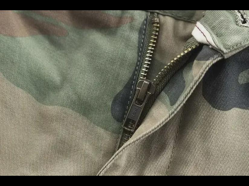 2023 Men's Fashion Camouflage Cropped Overalls: Spring/Summer Nine-Point Skinny Pants