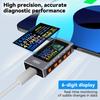 UT01C Type-C Tester DC Voltmeter Ammeter TYPE-C Fast Charge Protocol Detector Trigger Capacity Measurement Ripple Test 4-30V 12A