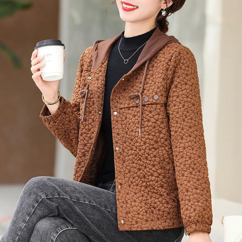 

KAVON Women s 2025 Autumn Warm Casual Jacket 4XL