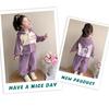Girls' Plush Coral Fleece Two-Piece Set - Autumn/Winter 2025 Collection
