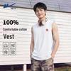 Men's Pure Cotton Graphic Print Sleeveless Vest