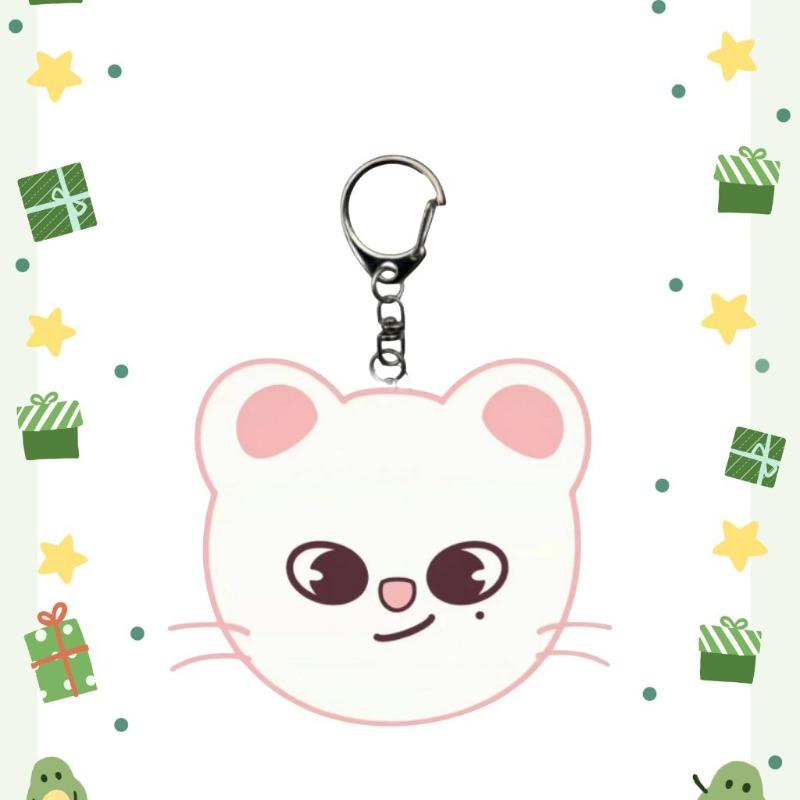 Cute New Cartoon Acrylic Doll Keychain Skzoo Keychain with Accessories, Same As Holiday Gift Givers