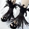 Adjustable Feather Ankle Cuff for Halloween Costume Parties Stage Performances Cosplay Event and Themed Celebrations