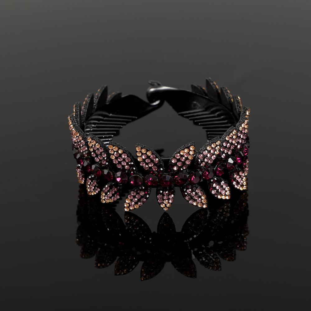 

Мода Хрустальный Страз Заколка для Волос Пучок Зажим для Волос Хвост Пряжка Зажим для Волос Расширить Аксессуары для Волос для Женщин Заколки