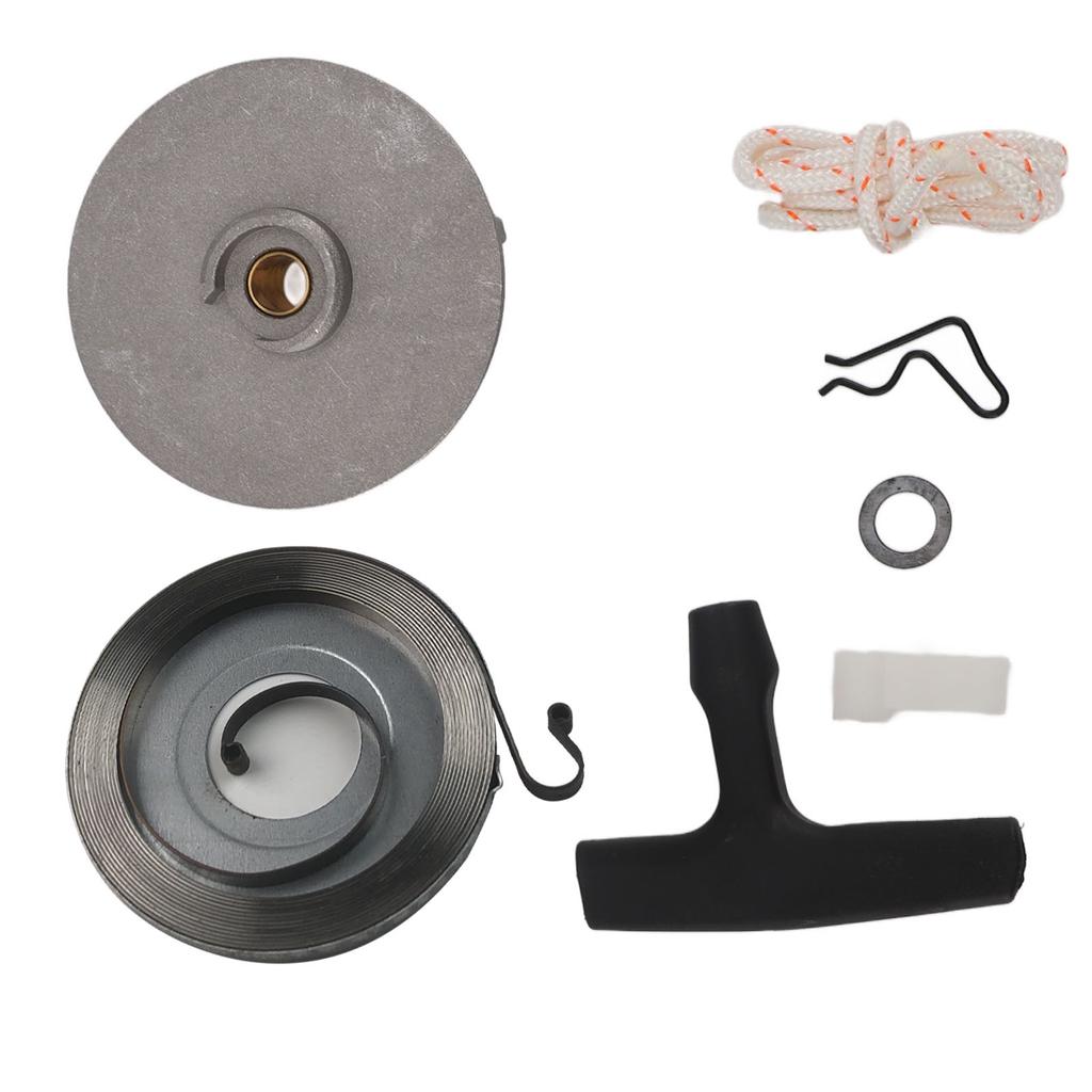 Conjunto de Partida para Motosserra Kit de Reparo de Partida por Recuo Fácil Instalação Durável Peças de Motosserra para TS350 038 041 MS380