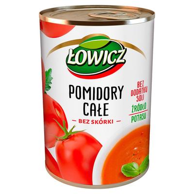Łowicz Peeled Whole Tomatoes 400 G