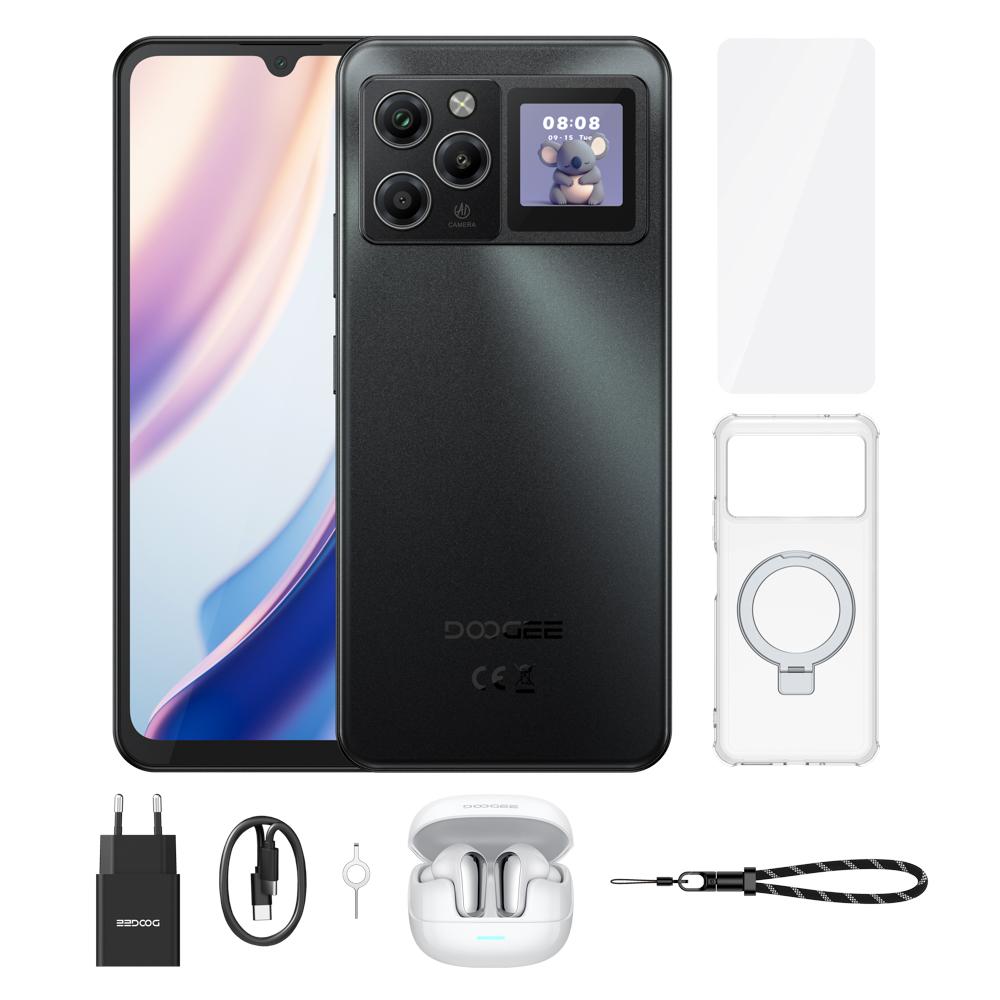 Doogee M30 Pro Smartphone Android 16 64GB+256GB IP68 Rear Display 6.88” 120Hz Display 8000mAh Battery 64MP Camera Cell Phone